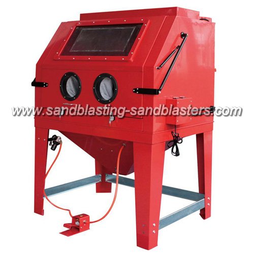 FB-C07 Heavy Blast Cabinet for Industrial Sandblasting Applications 990L