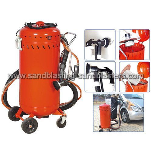 FB-M08 Dustless Sand Blaster με σύστημα κενού